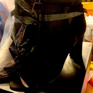 Steve Madden Black Ankle Booties